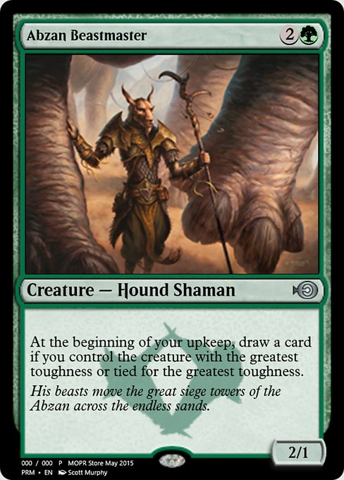 Abzan Beastmaster from Magic Online Promos