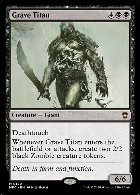 Grave Titan from Murders at Karlov Manor Commander