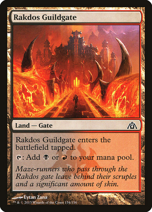 Rakdos Guildgate from Dragon's Maze
