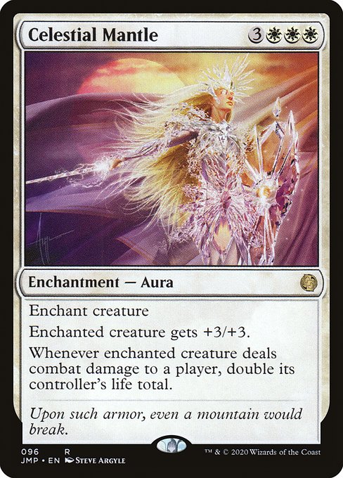Celestial Mantle highlighted card art