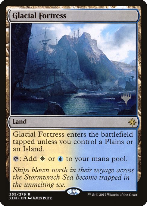 Glacial Fortress from Ixalan Promos