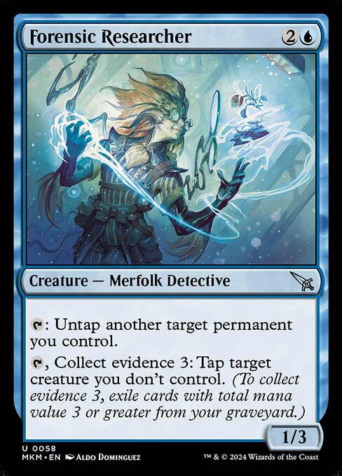 Forensic Researcher highlighted card art