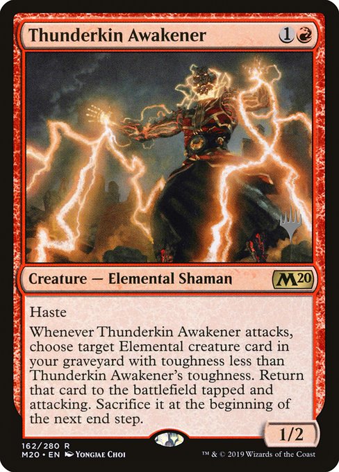 Thunderkin Awakener highlighted card art