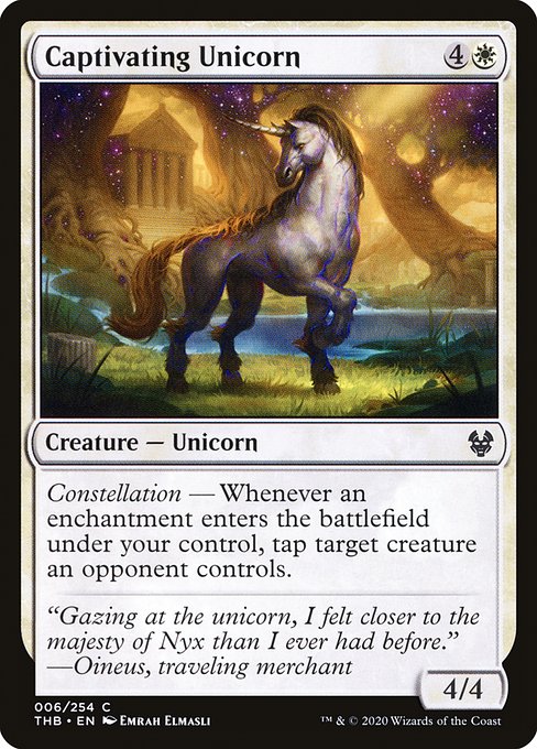 Captivating Unicorn from Theros Beyond Death