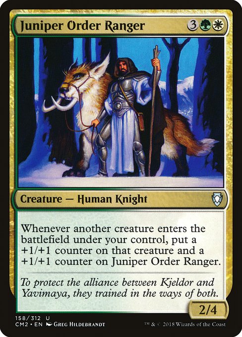 Juniper Order Ranger from Commander Anthology Volume II