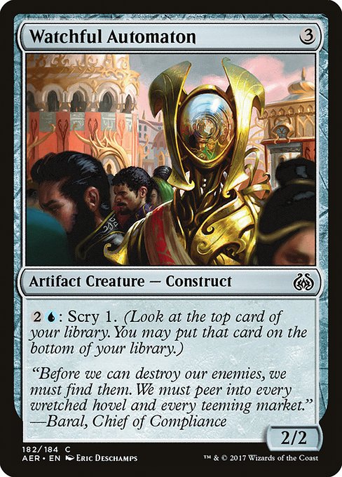 Watchful Automaton highlighted card art