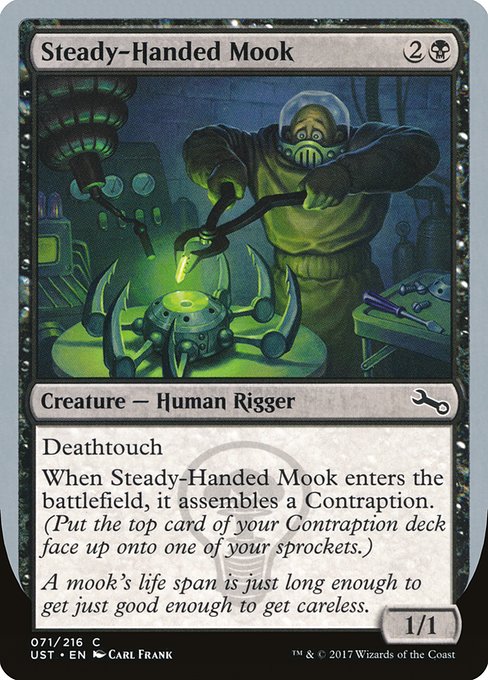 Steady-Handed Mook highlighted card art