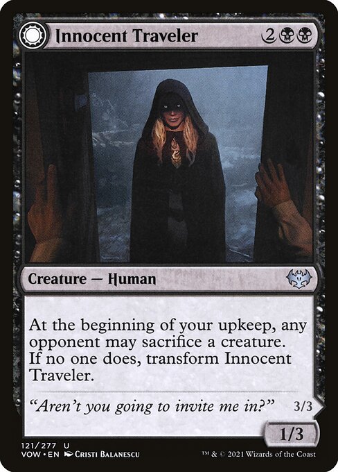 Innocent Traveler // Malicious Invader from Innistrad: Crimson Vow