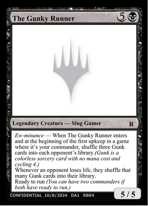 The Gunky Runner highlighted card art