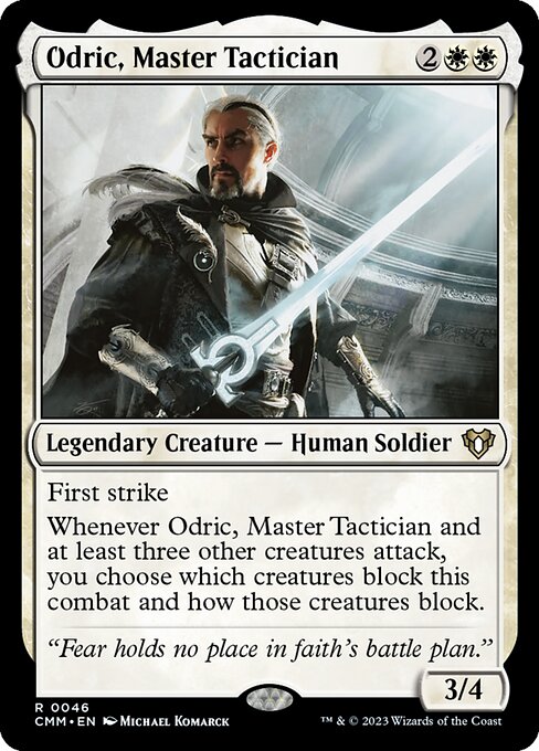 Odric, Master Tactician highlighted card art