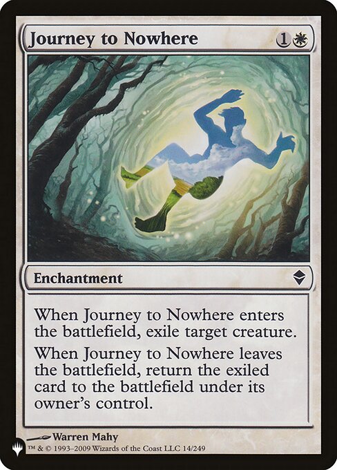 Journey to Nowhere highlighted card art