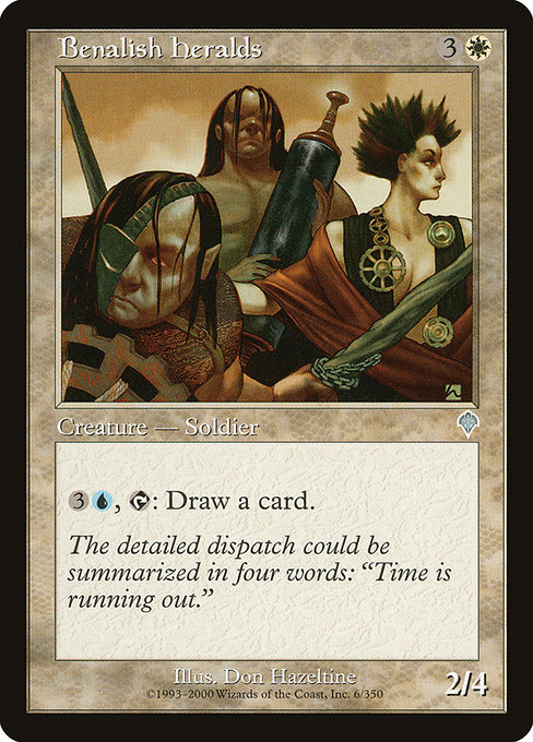 Benalish Heralds highlighted card art