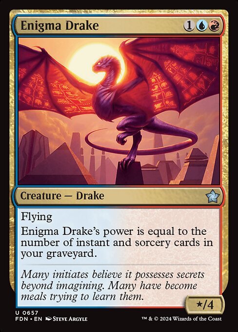 Enigma Drake highlighted card art