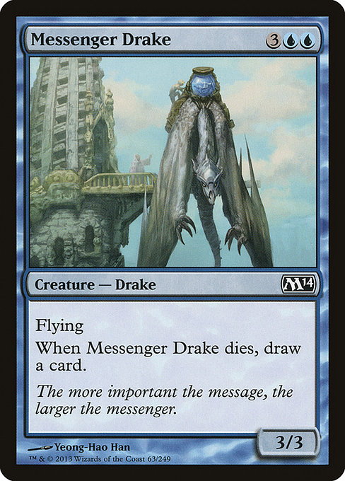 Messenger Drake highlighted card art