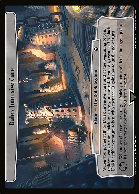 Dalek Intensive Care highlighted card art
