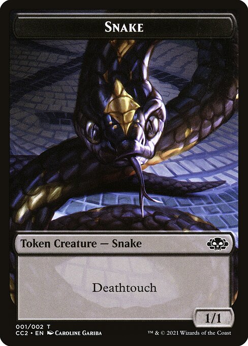 Snake // Zombie highlighted card art