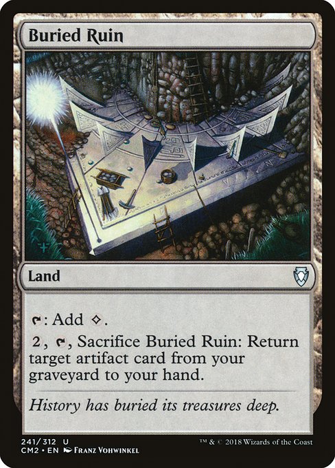 Buried Ruin from Commander Anthology Volume II
