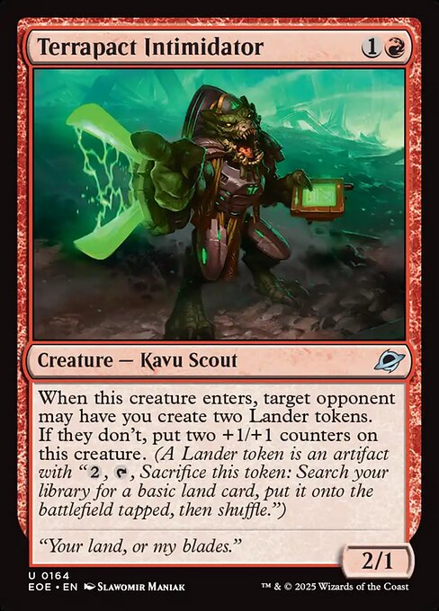 Terrapact Intimidator highlighted card art
