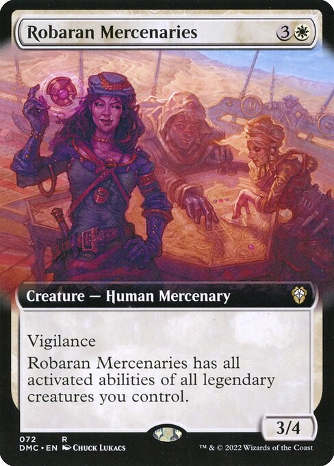 Robaran Mercenaries highlighted card art
