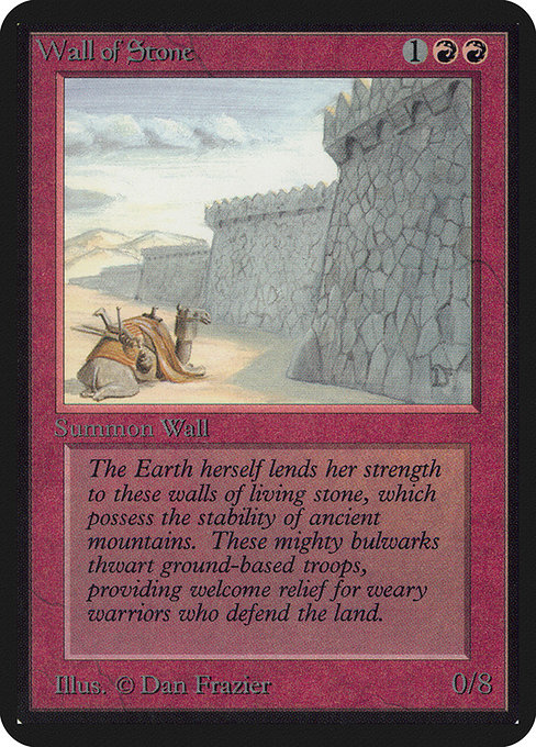 Wall of Stone from Limited Edition Alpha