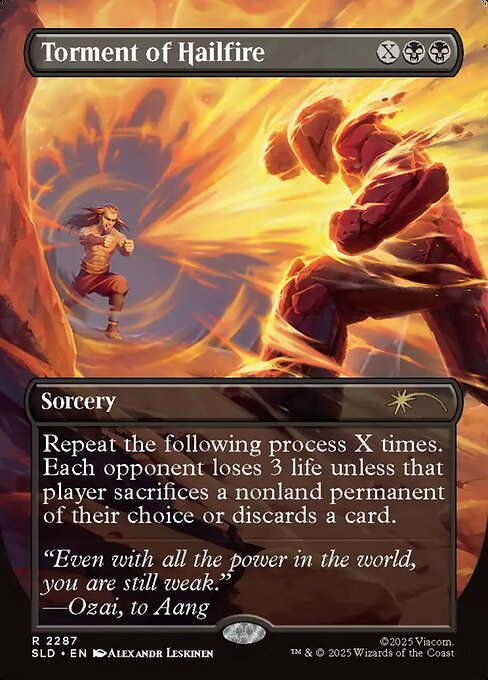 Torment of Hailfire from Secret Lair Drop