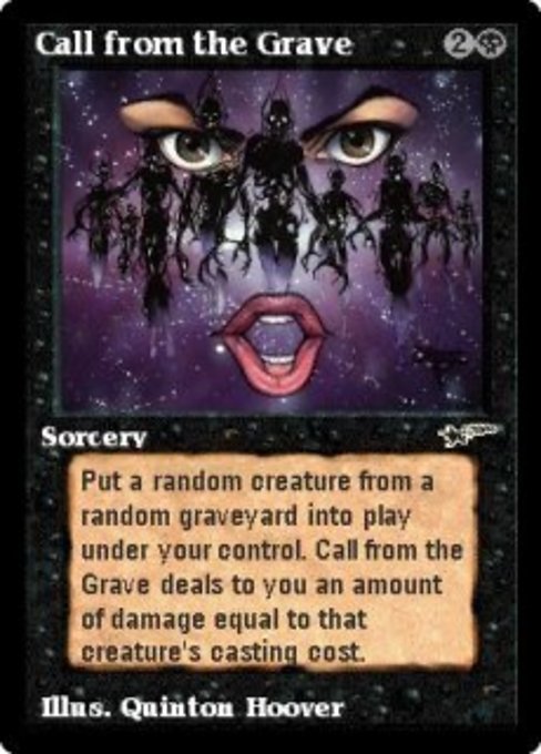 Call from the Grave from Astral Cards