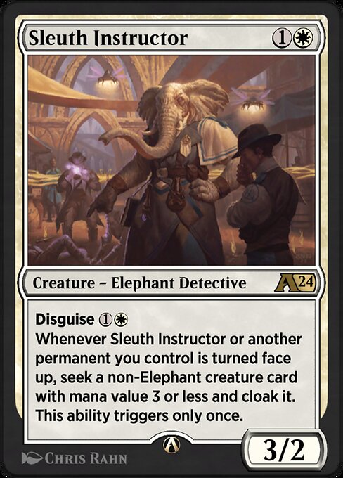 Sleuth Instructor highlighted card art