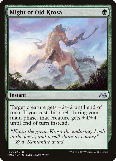 Might of Old Krosa from Modern Masters 2017