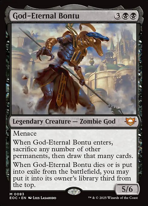 God-Eternal Bontu highlighted card art