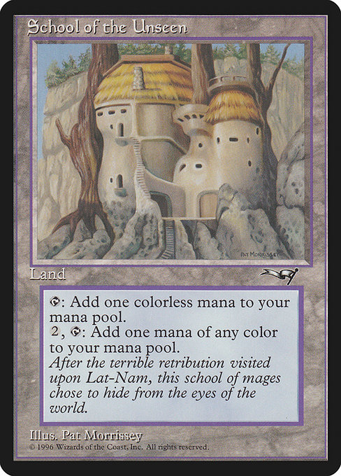 School of the Unseen highlighted card art