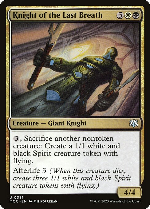 Knight of the Last Breath highlighted card art