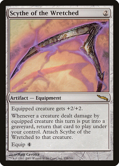 Scythe of the Wretched highlighted card art