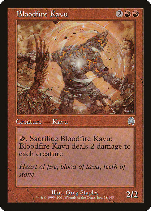 Bloodfire Kavu from Apocalypse