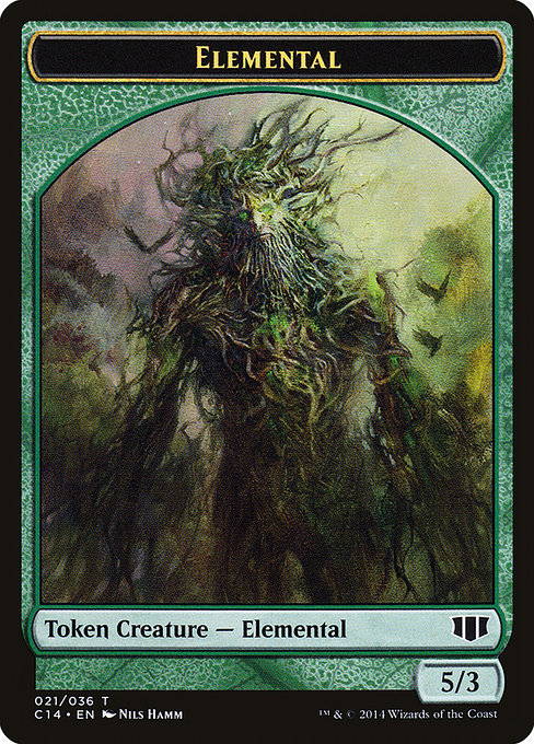 Elemental from Commander 2014 Tokens