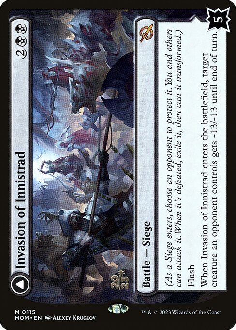 Invasion of Innistrad // Deluge of the Dead from March of the Machine Promos