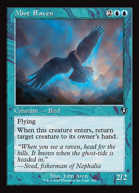 Mist Raven highlighted card art
