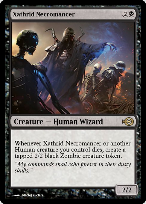 Xathrid Necromancer from Magic Online Promos