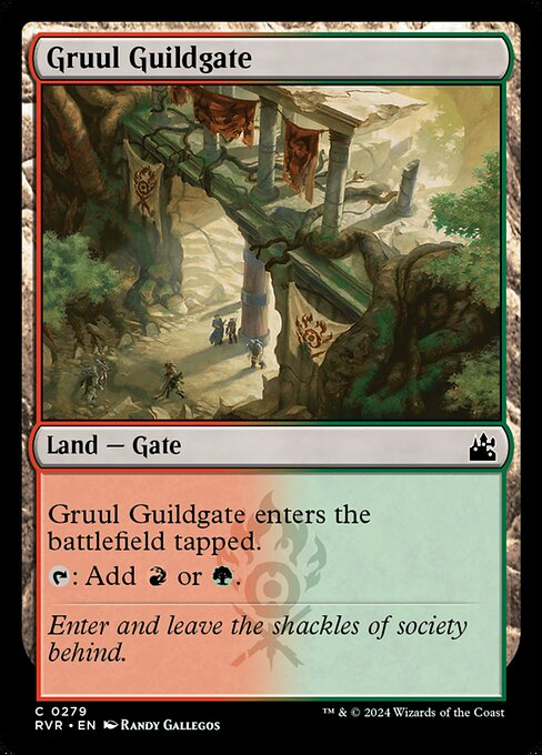 Gruul Guildgate from Ravnica Remastered