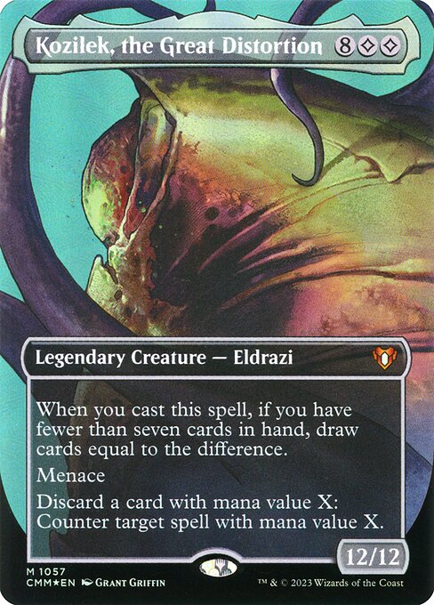 Kozilek, the Great Distortion highlighted card art