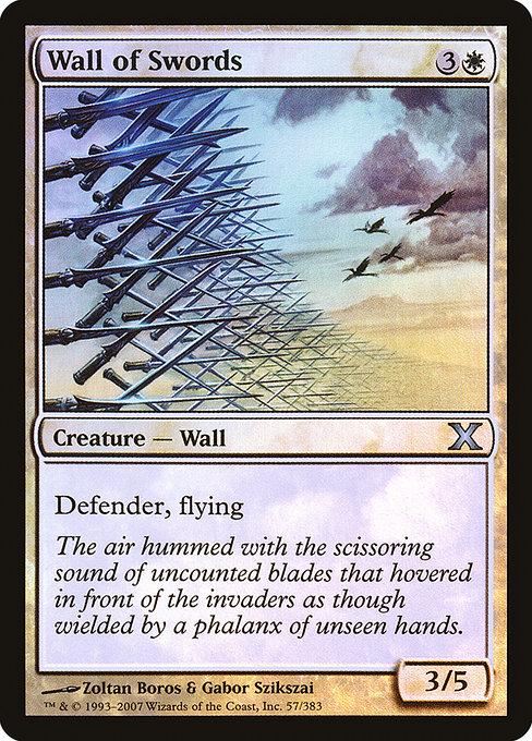 Wall of Swords from Tenth Edition