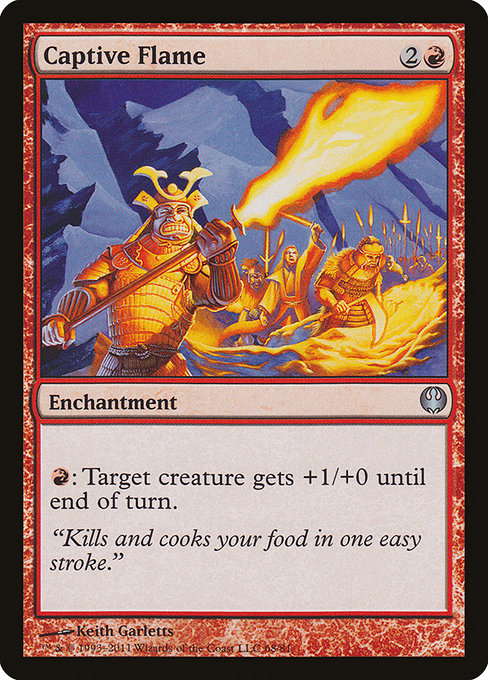 Captive Flame highlighted card art