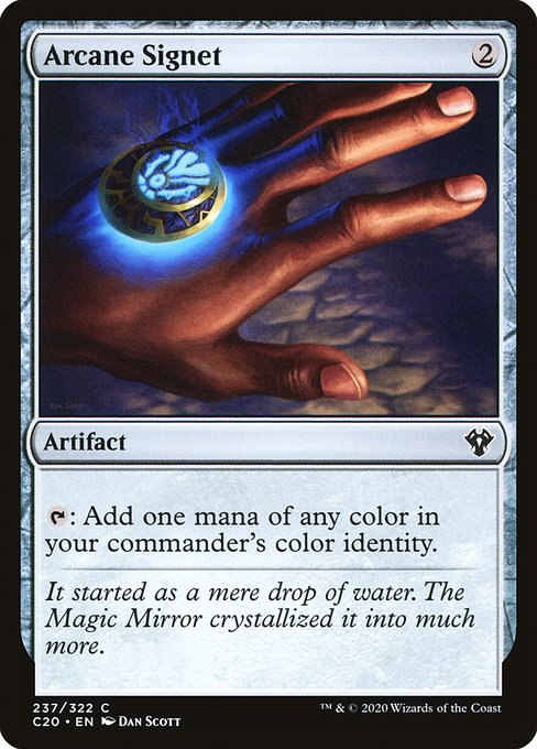 Arcane Signet from Commander 2020