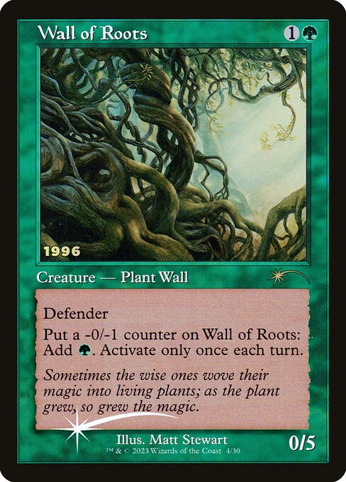 Wall of Roots from 30th Anniversary Play Promos