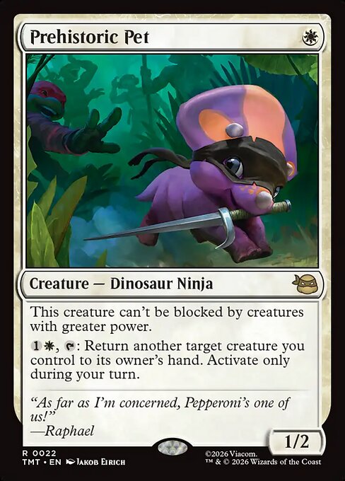 Prehistoric Pet from Teenage Mutant Ninja Turtles