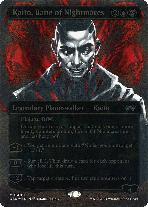 Kaito, Bane of Nightmares highlighted card art