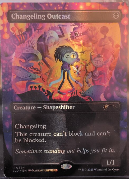 Changeling Outcast highlighted card art