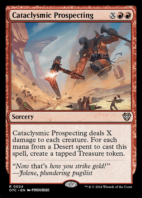 Cataclysmic Prospecting highlighted card art