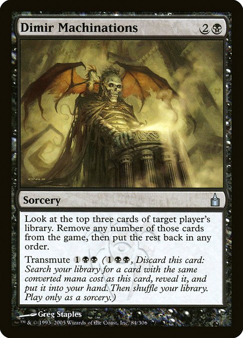 Dimir Machinations highlighted card art