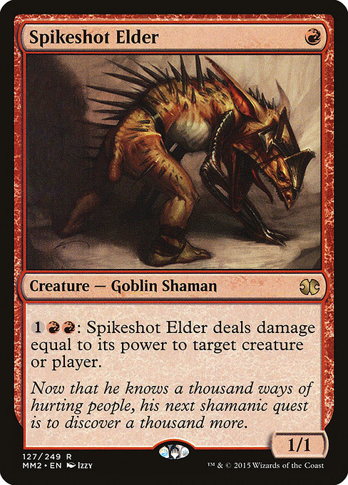 Spikeshot Elder highlighted card art