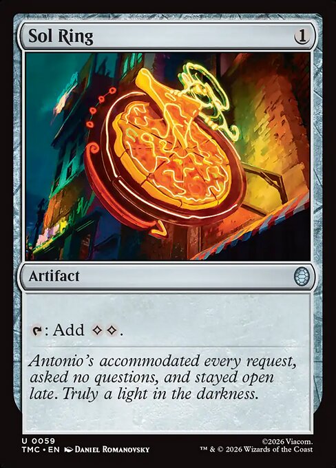 Sol Ring from Teenage Mutant Ninja Turtles Eternal